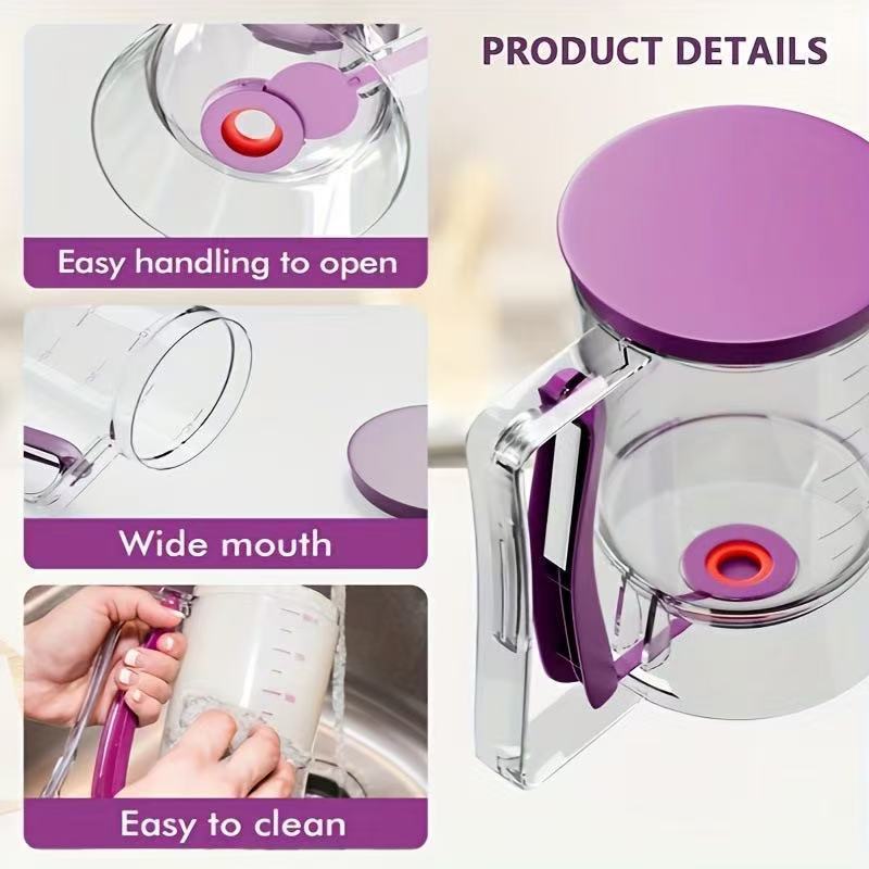 Handheld cake batter separator-Purple