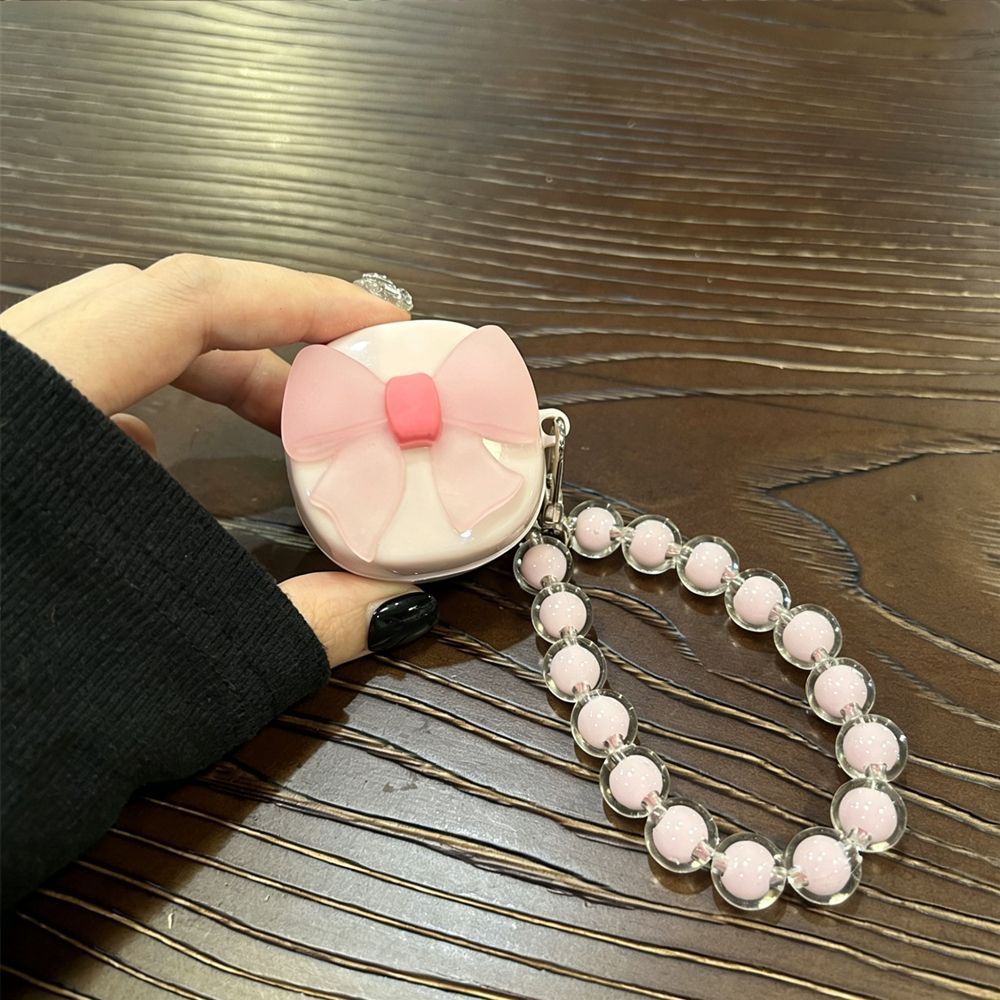 Beige headphone cover + hook AirPods Pro