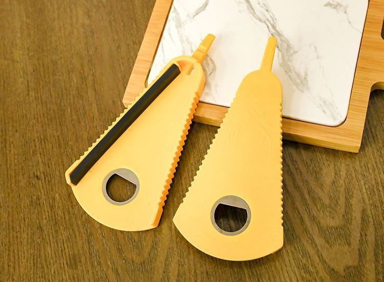 Multi-functional bottle cap opener