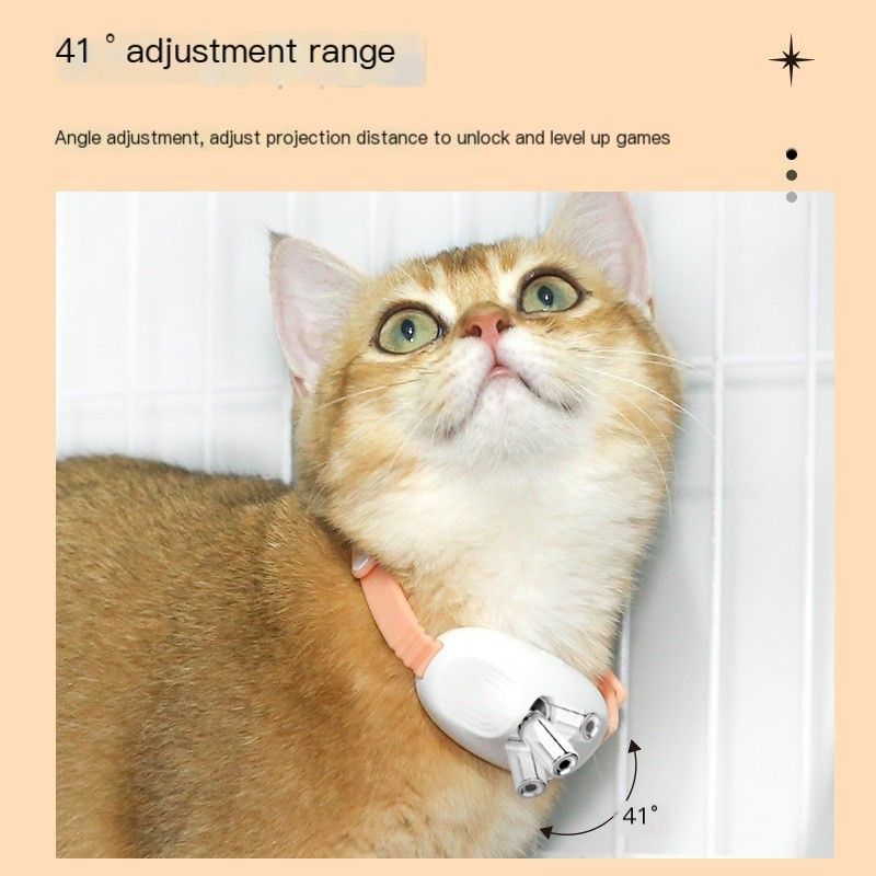 Laser cat teasing collar-Pink