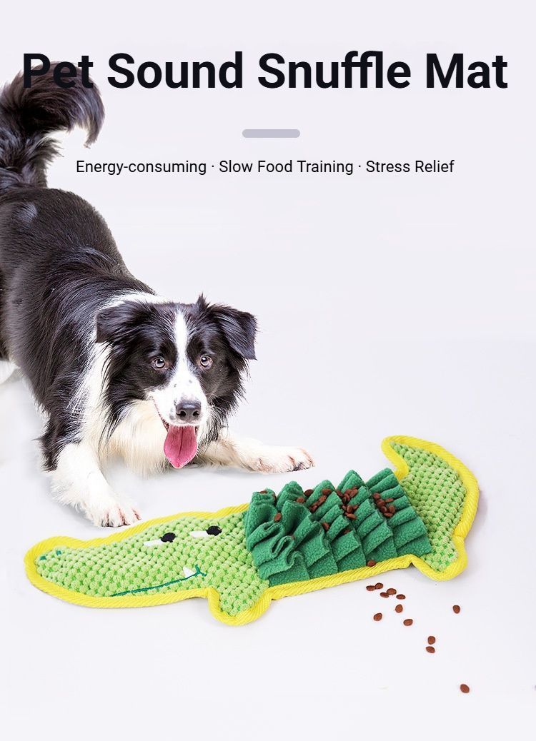 Dog Snuffle Mat for Foraging and Enrichment fried chicken