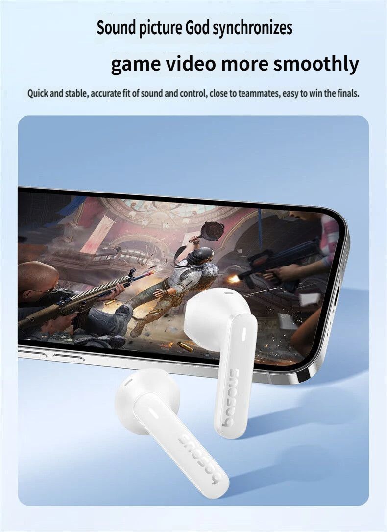 Baseus E16 Bluetooth headset-Beige