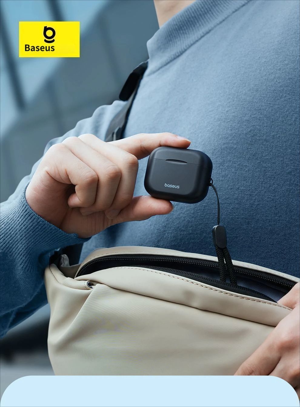 Baseus E17 Bluetooth headset-Black