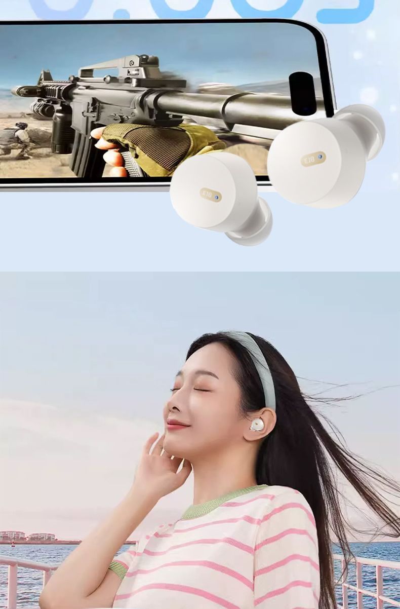 Baseus E18 Bluetooth headset-White