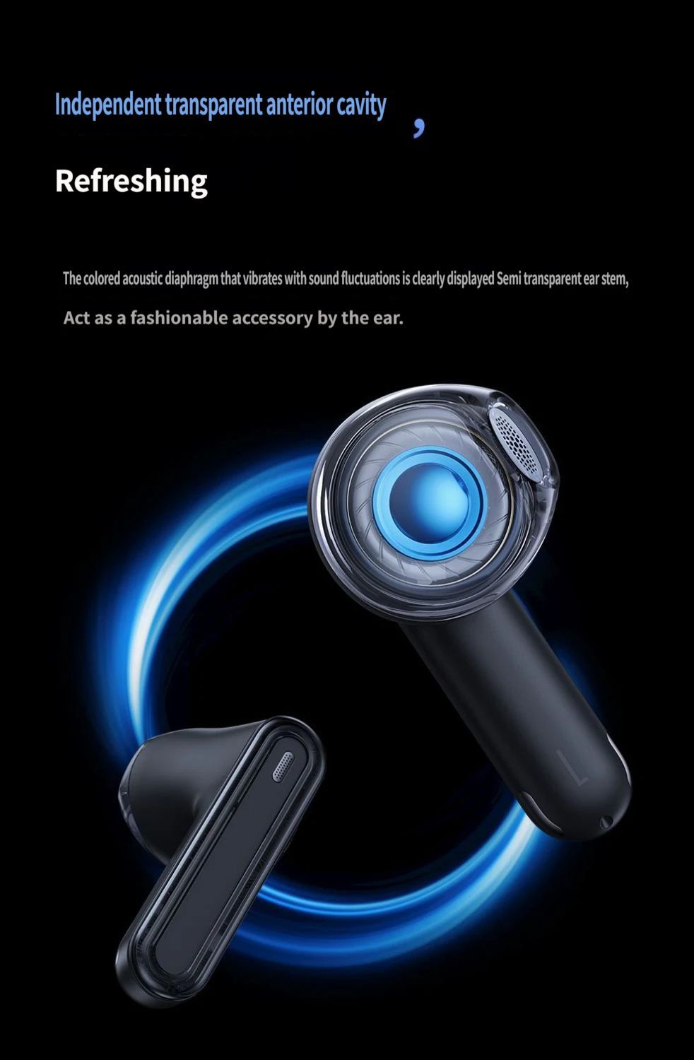 Baseus E5x Bluetooth headset-Black