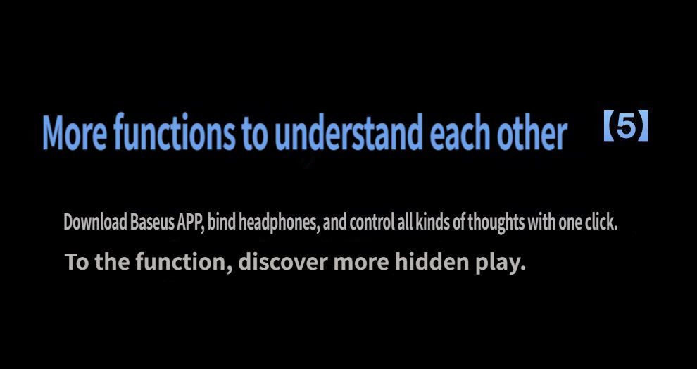 Baseus E5x Bluetooth headset-Black