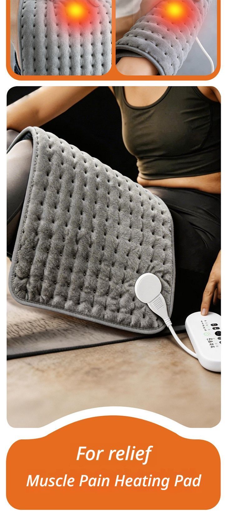 Electric blanket 40 * 76-grey