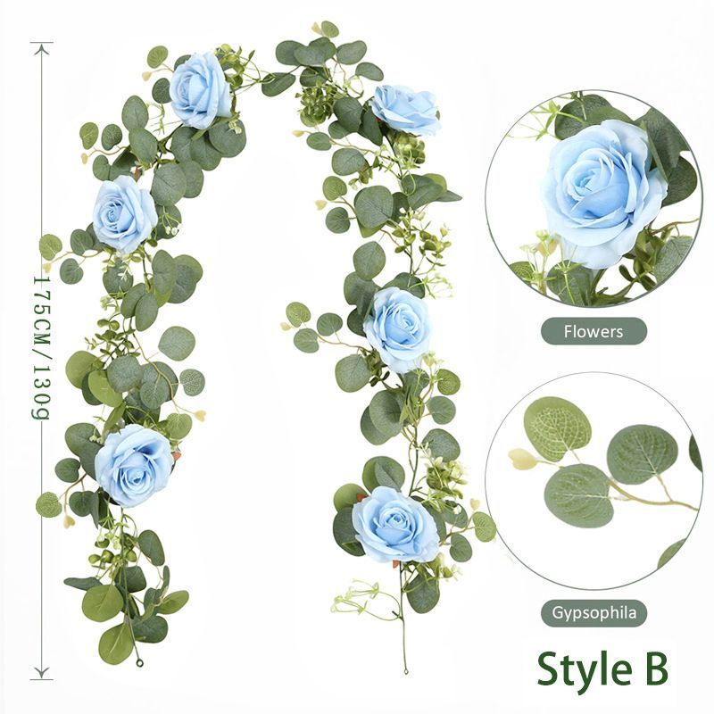 Eucalyptus Flower Vine – White