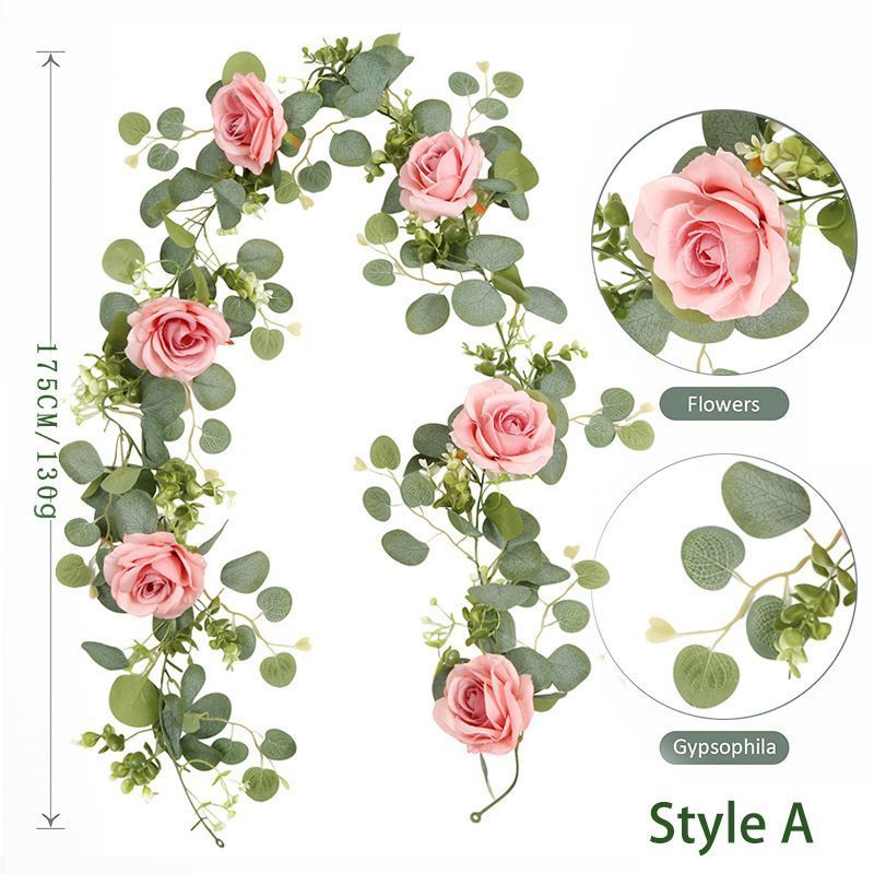 Eucalyptus Flower Vine – White