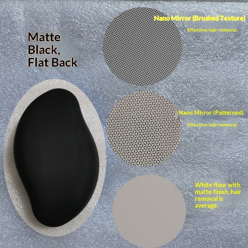 FlatBackSilver-Nano-GlasswithBrushedFinish(BlackSurface)