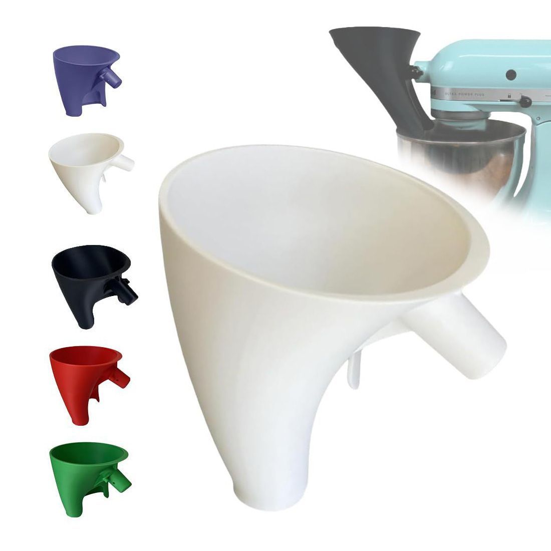 Flour Hopper Vertical Mixer - Large Green
