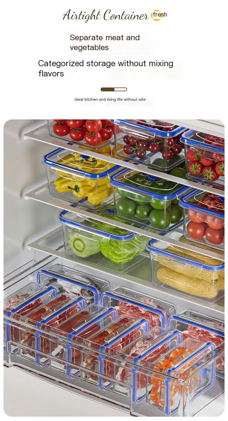 FoodStorageContainerSetofFour-Small,Medium,Large,ExtraLarge