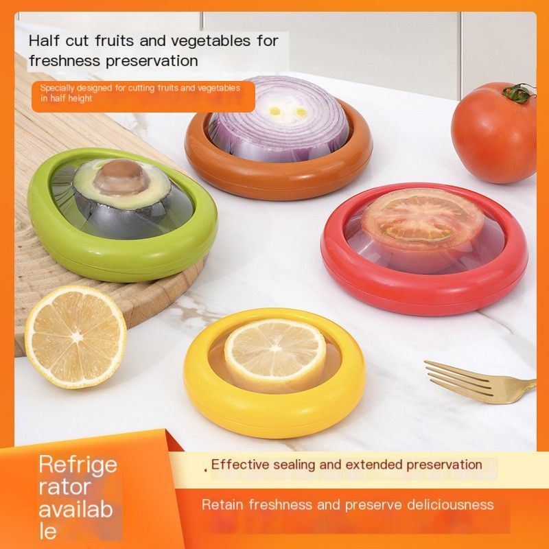 Fruit and vegetable preservation box-Avocado-Silicone