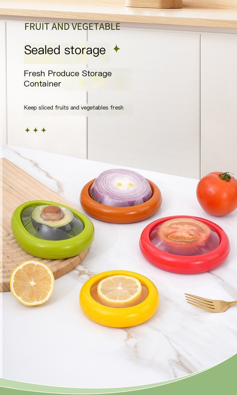 Fruit and vegetable preservation box-Avocado-TPU