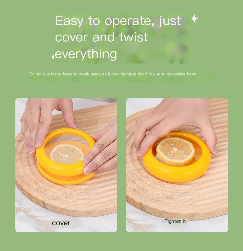 Fruit and vegetable preservation box-Lemon-TPU