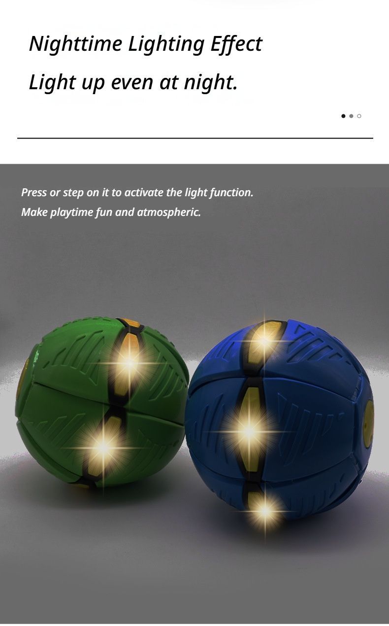 Frisbee Deformation Ball - blue + 6 Light Version×5