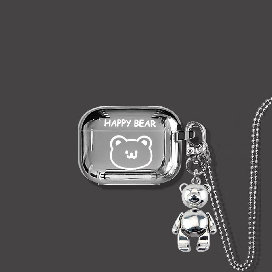 HAPPY Bear AirPods Pro Case+Keyring+Necklace