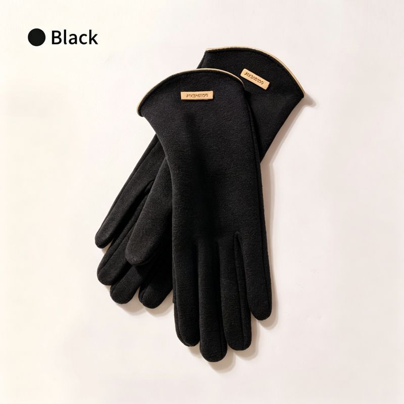Ladies Winter Warm Cashmere Gloves DY43 Moonlight Gray