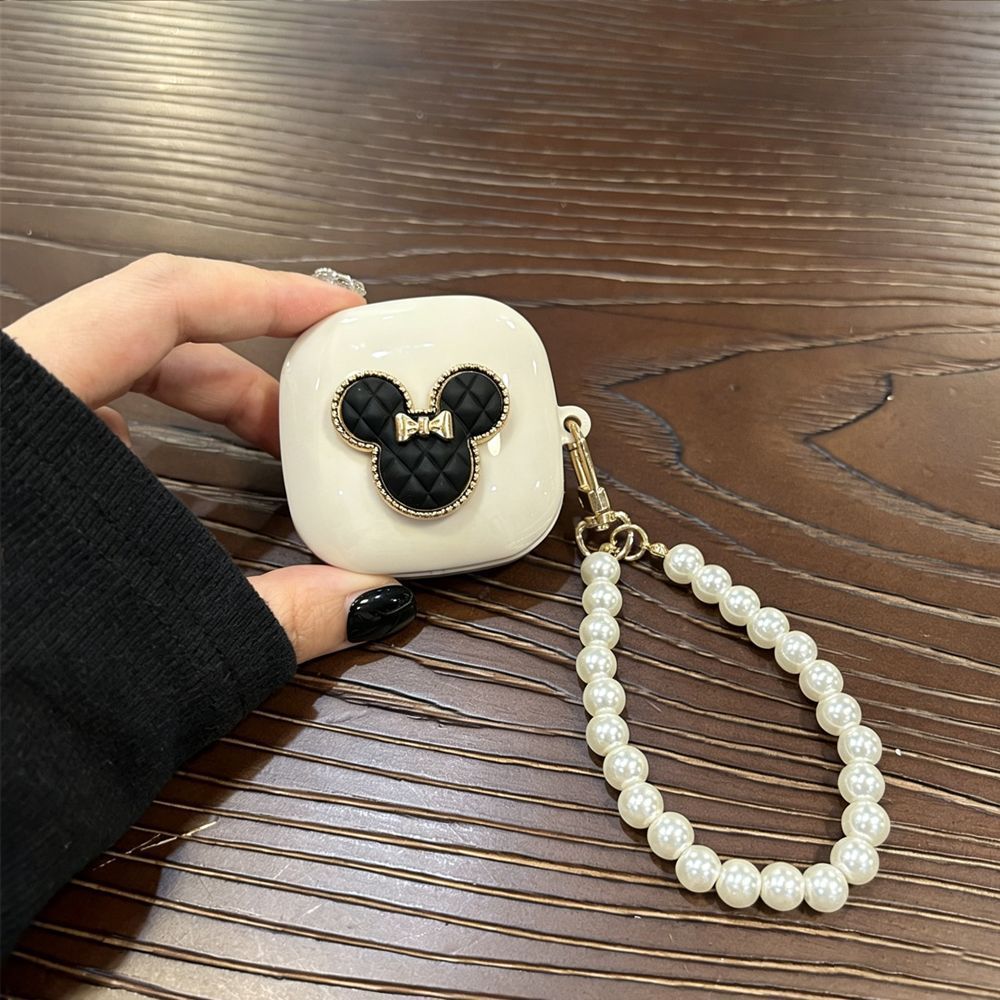 Large Pink Bow [Pink Shell] + Bow Keychain AirPods 2