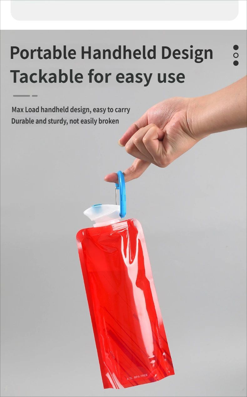 Portable Water Bottle - Red