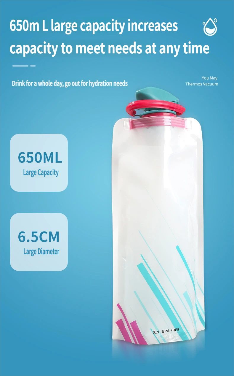 Portable Water Bottle - White