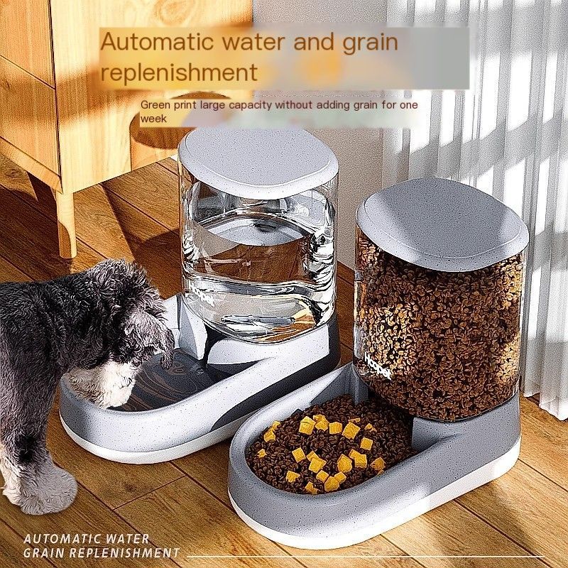 Pet automatic feeder-Blue Water Dispenser