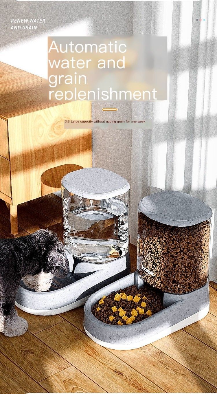 Pet automatic feeder-Blue Water Dispenser