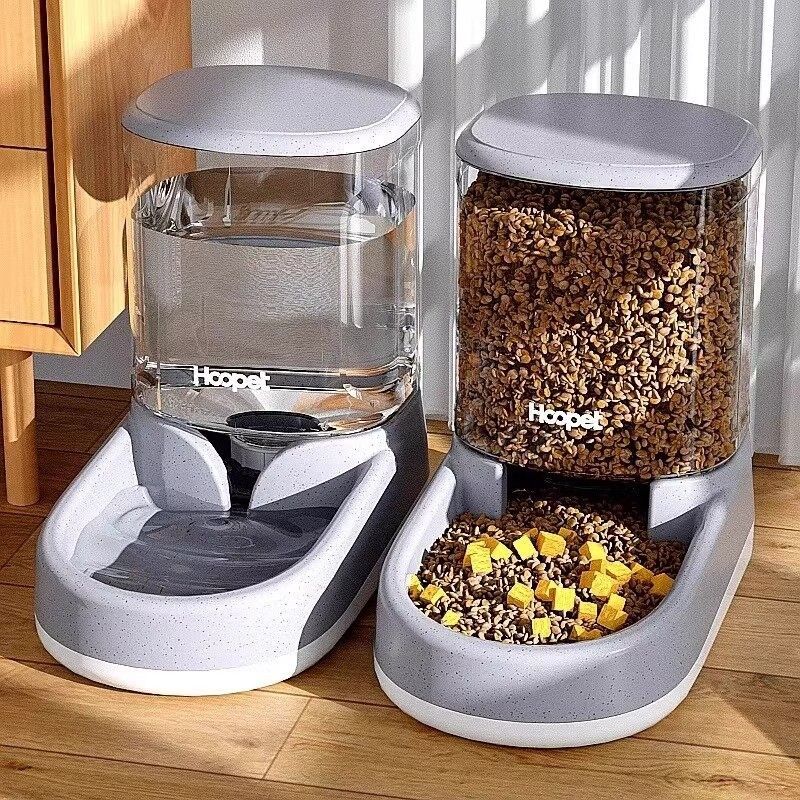 Pet automatic feeder-Pink Water Dispenser