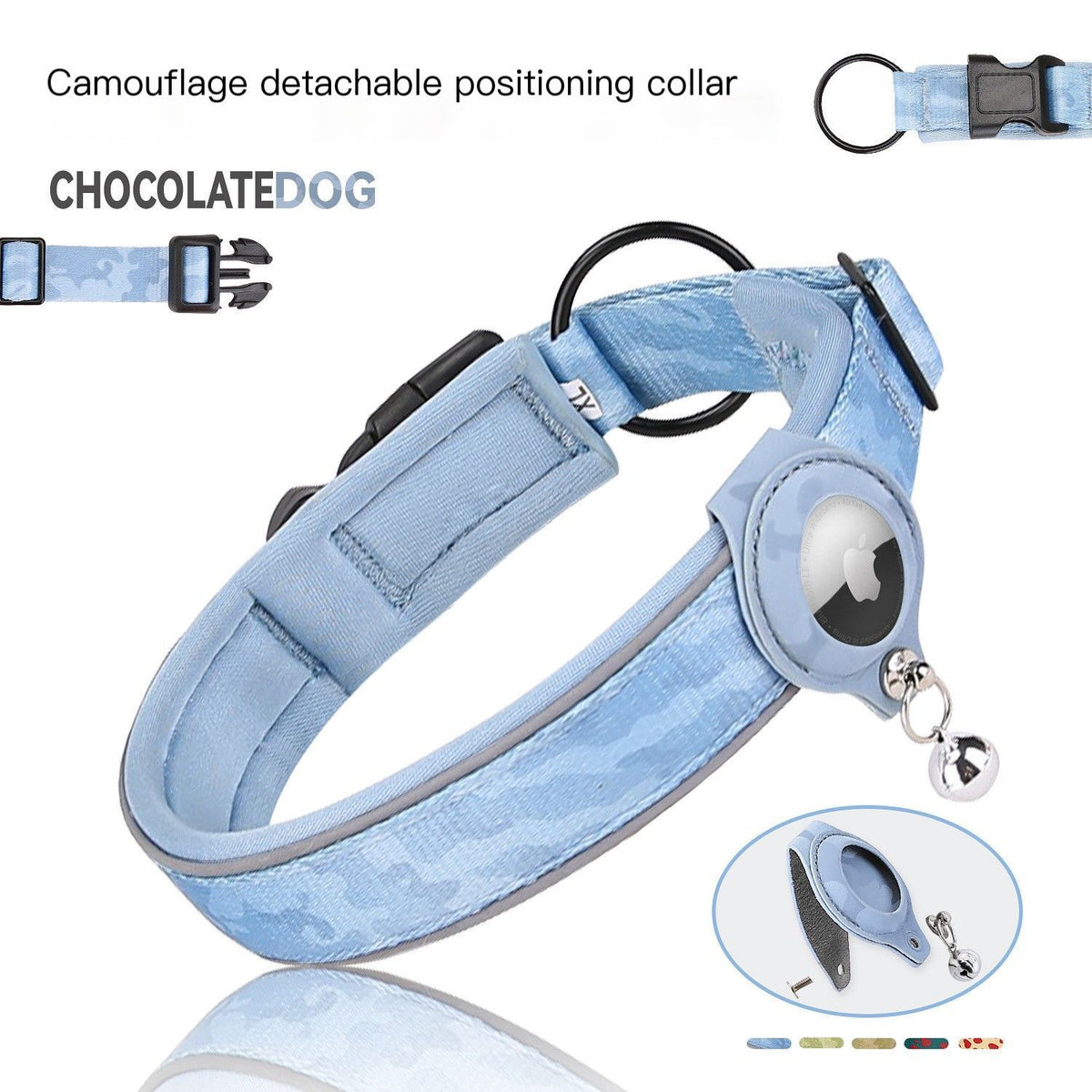Pet positioning collar-Heart Green 1Pair2-L-without locator