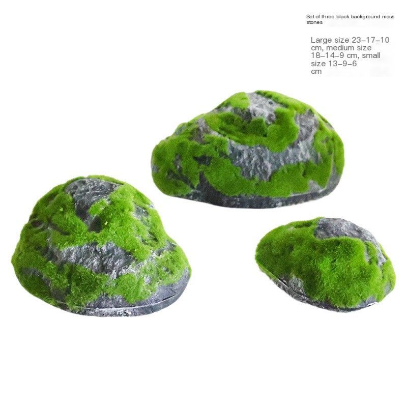 ArtificialRedSilkLargeRoundMossRockery