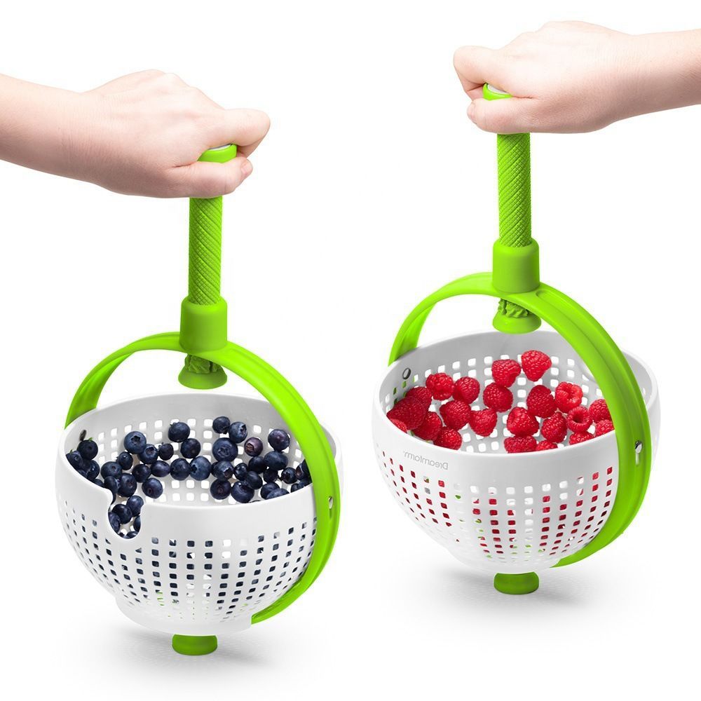 Rotating draining basket-Green