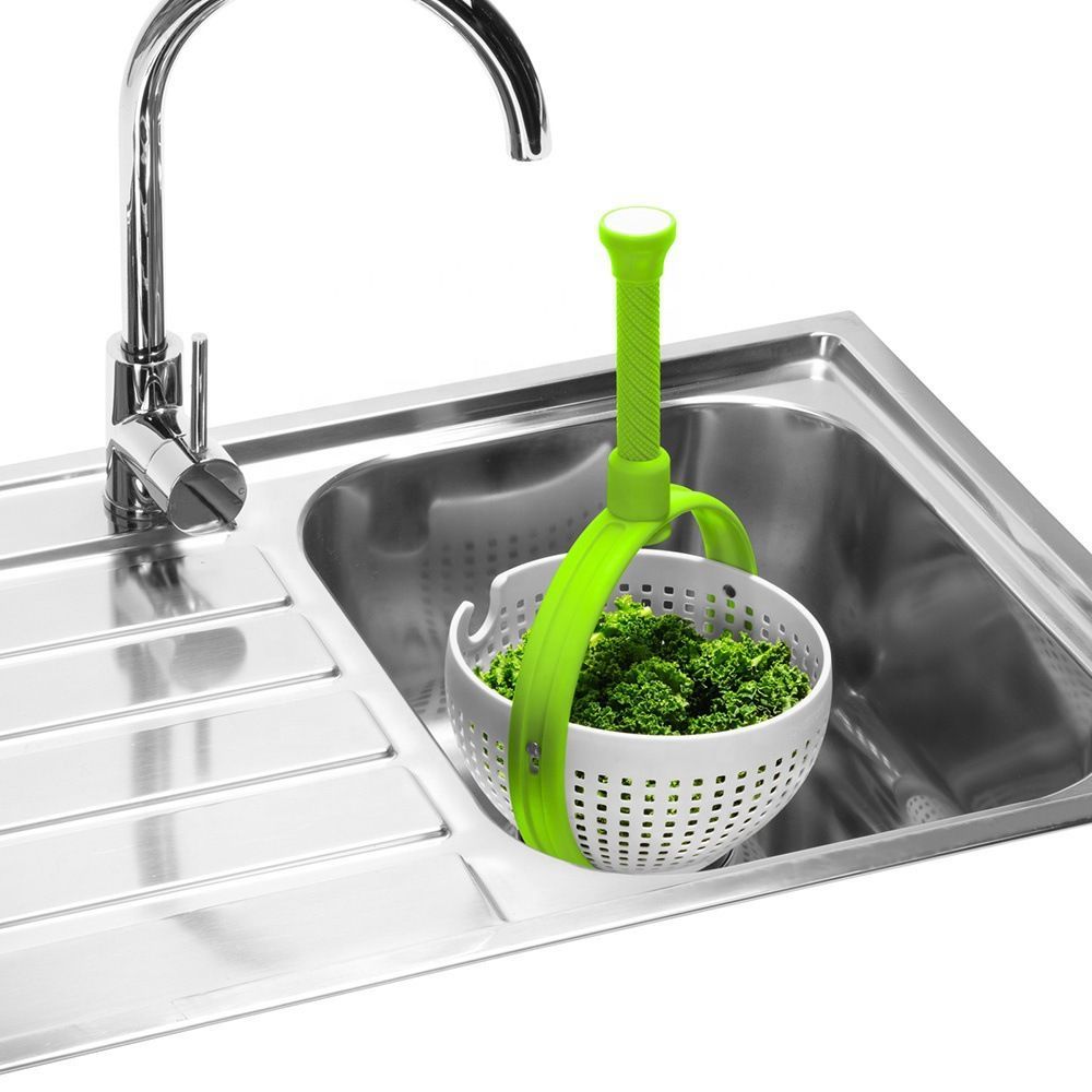 Rotating draining basket-Green
