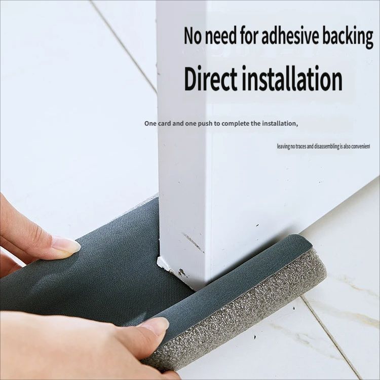 Door gap and bottom sealing strip-Gray