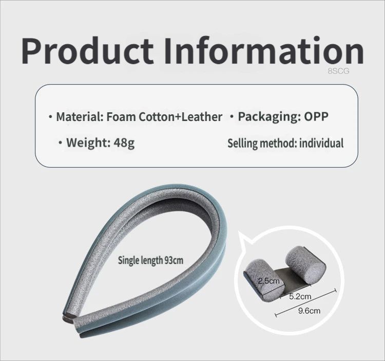Door gap and bottom sealing strip-Gray