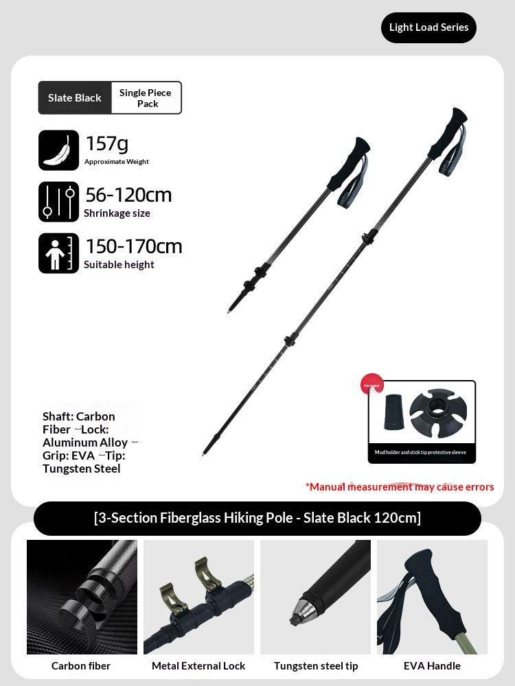CarbonFiberTelescopicPole-ForHeightsUnder190cm