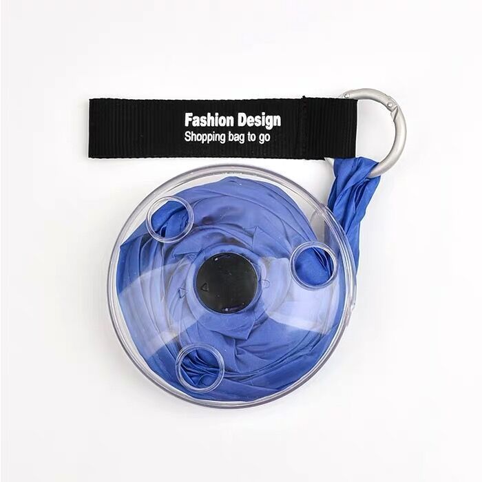 Portable folding shopping bag-Blue