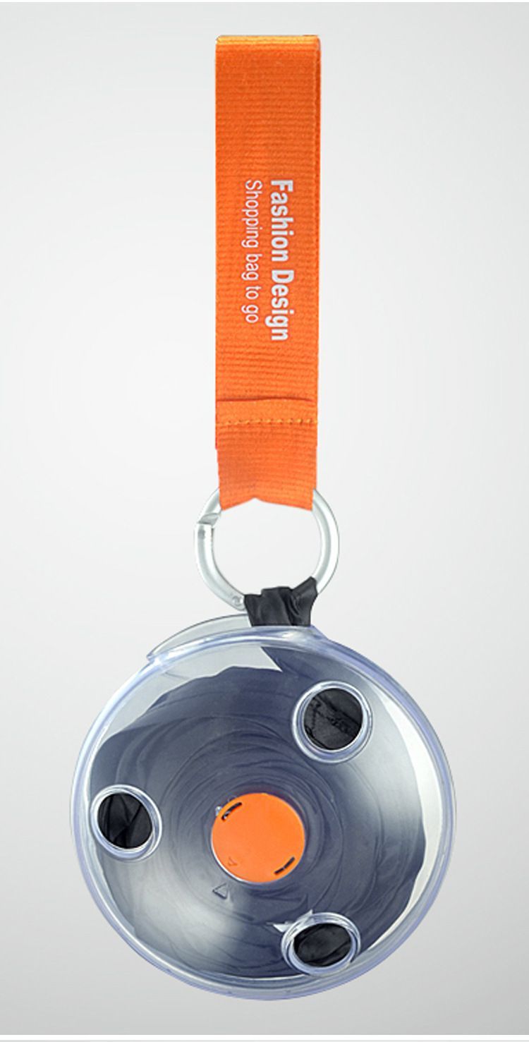 Portable folding shopping bag-Orange