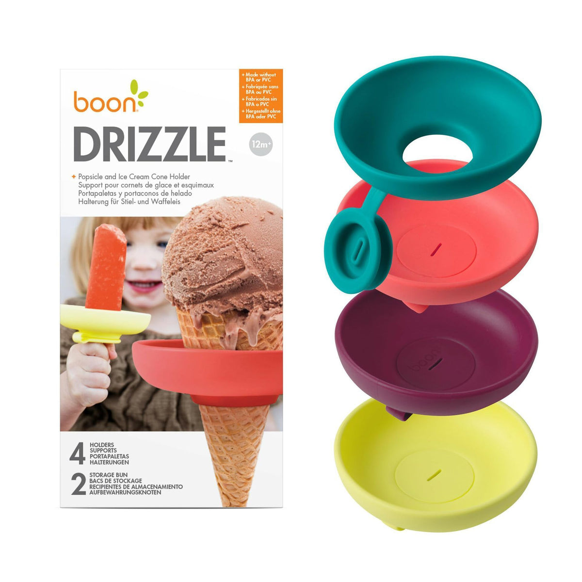Silicone Popsicle stand-Pink