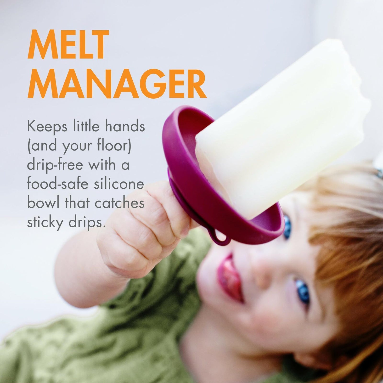 Silicone Popsicle stand-Yellow