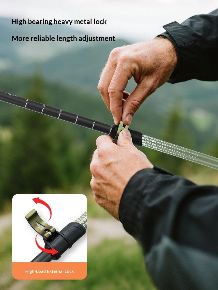 CarbonFiberTelescopicPole-ForHeightsUnder170cm