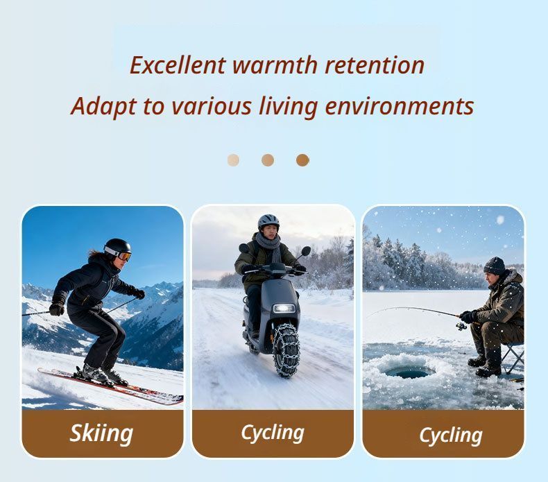 USB Heated Gloves for Outdoor White