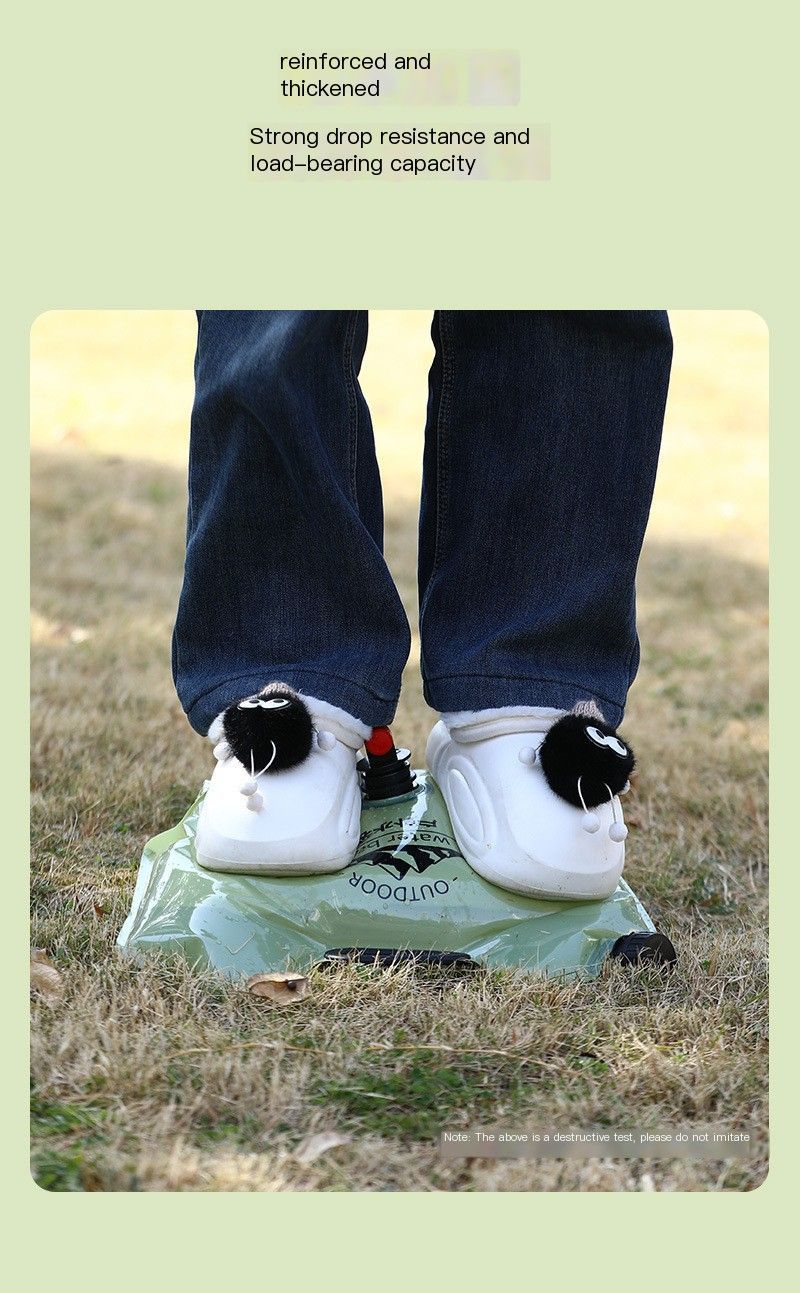 Outdoor portable folding water storage bag-3L transparent