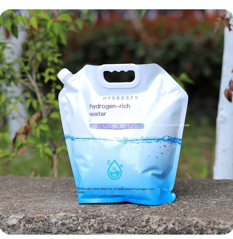Outdoor portable folding water storage bag-3L transparent