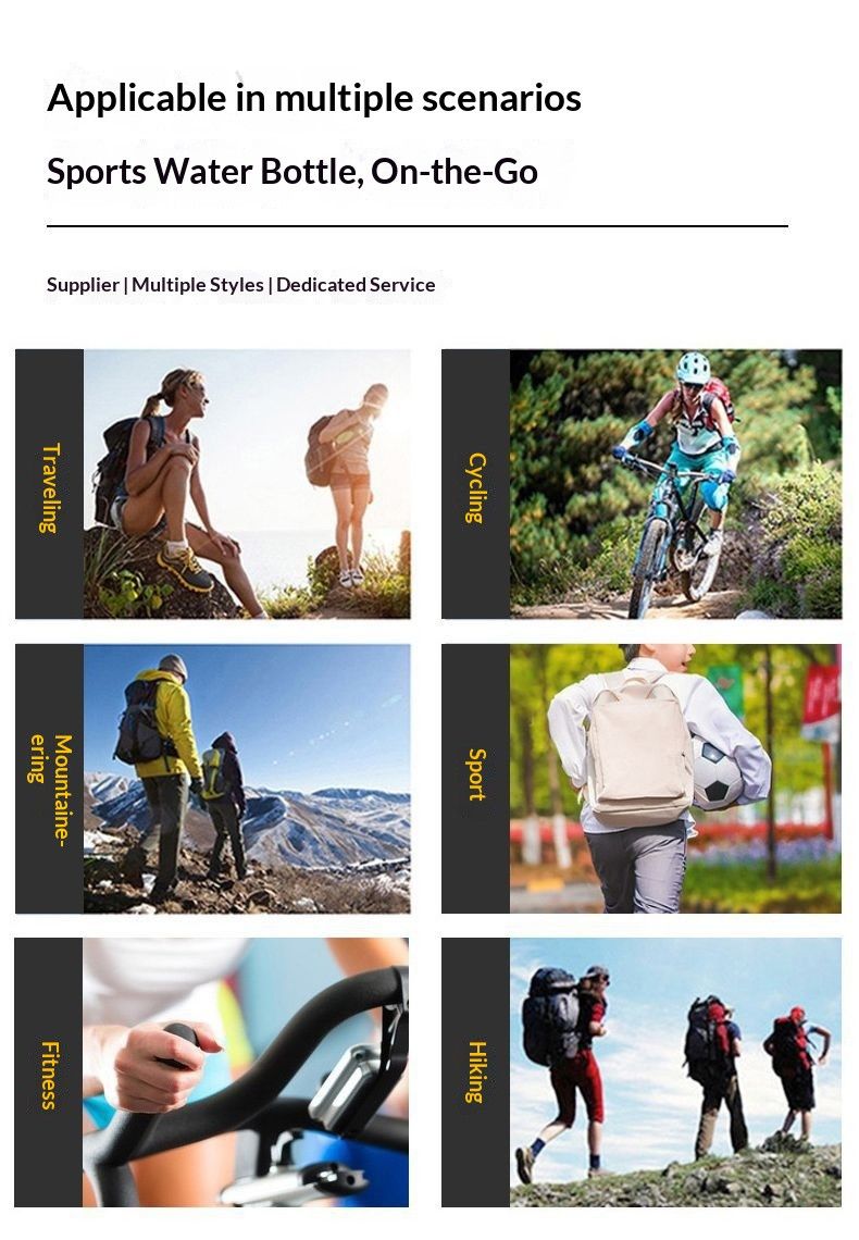 SportsU-ShapedClose-FitWaterBottle330ml