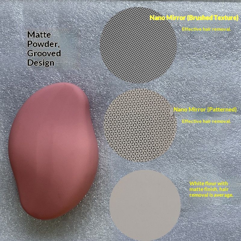 WhiteGrooved-NanoGlasswithBrushedFinish(BlackSurface)
