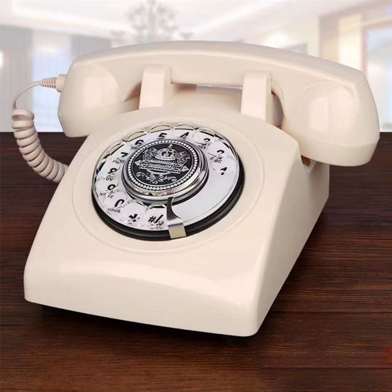 Wireless Bluetooth Desk Phone Style 2-pink