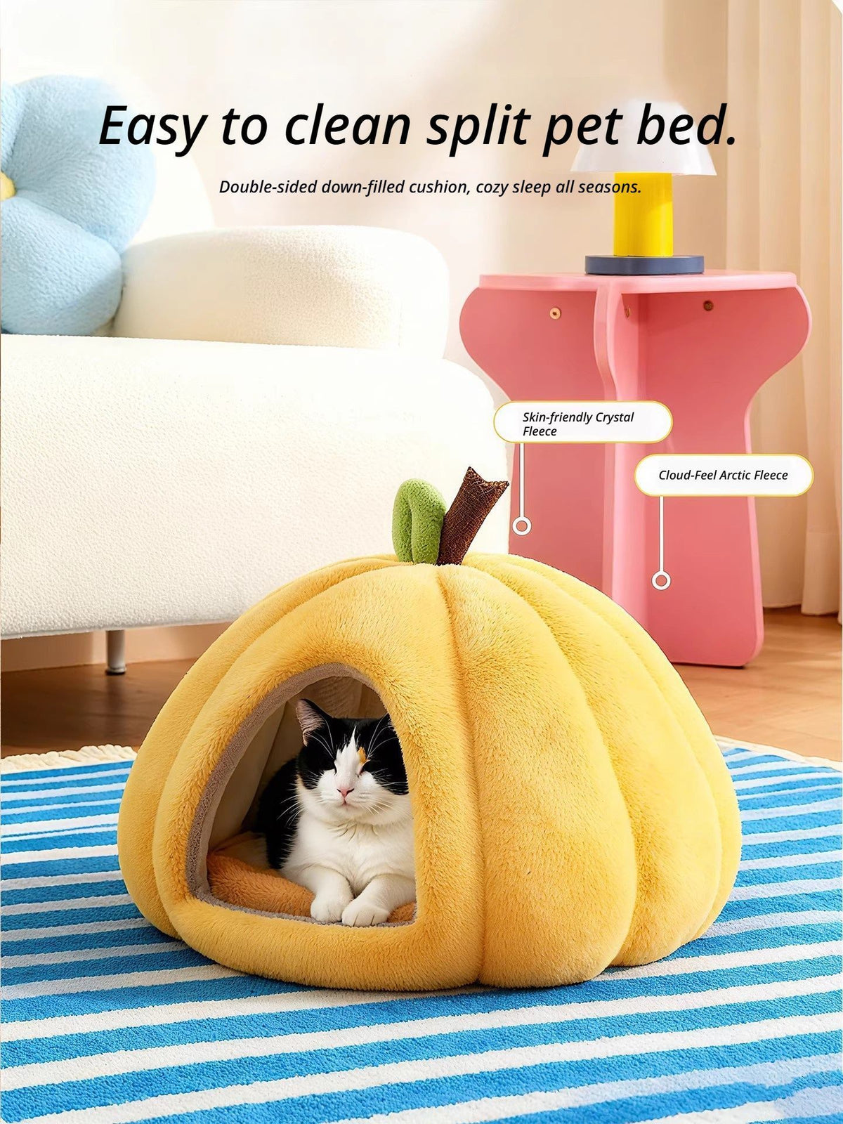 Yellow Pumpkin Short Plush Version M