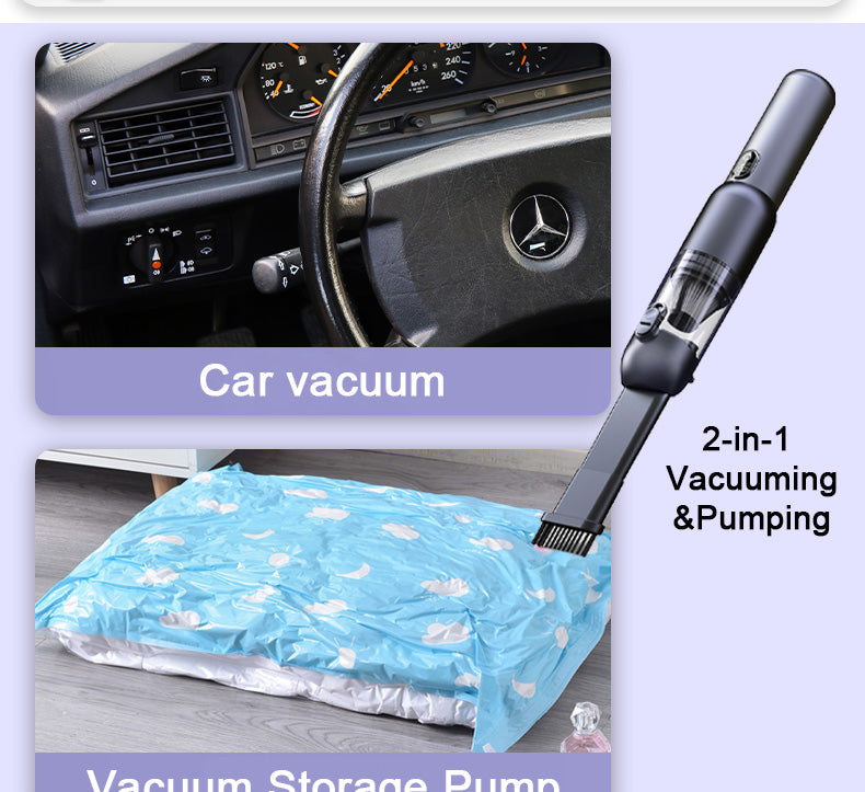 3-in-1 Portable Handheld Cordless Vacuum with 200000pa Suction Power for Small Jobs, Car, Office Desk, Keyboards