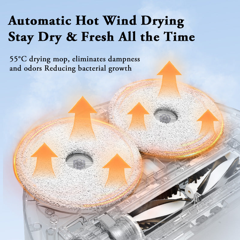 Room Cleaner Robot Auto Cleaning 4000Pa Household Floor Carpet Sweep Cleaningrobot Auto-drying Aspiradora Robot Inteligente