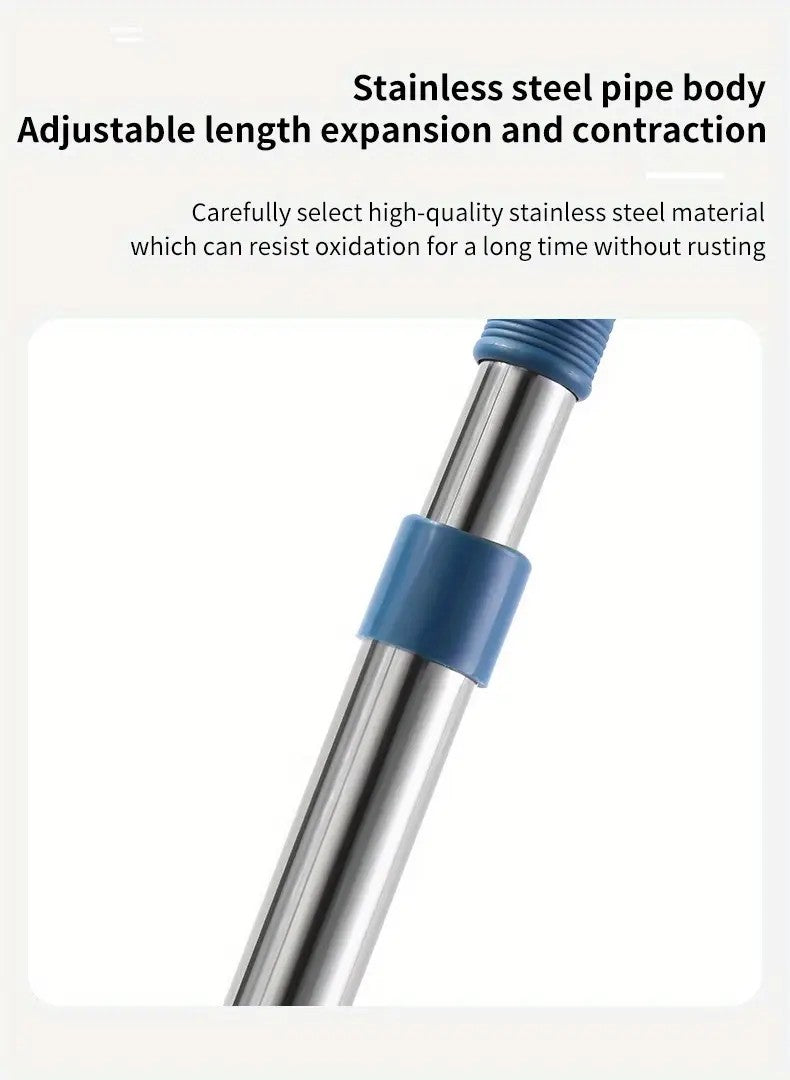 Coffee brown  Household Cleaning Duster / Static Duster / Dust Sweeper / Telescopic & Non-Shedding / Washable & Bendable / High-Reach Cleaning Tool / Cleaning Tools & Supplies